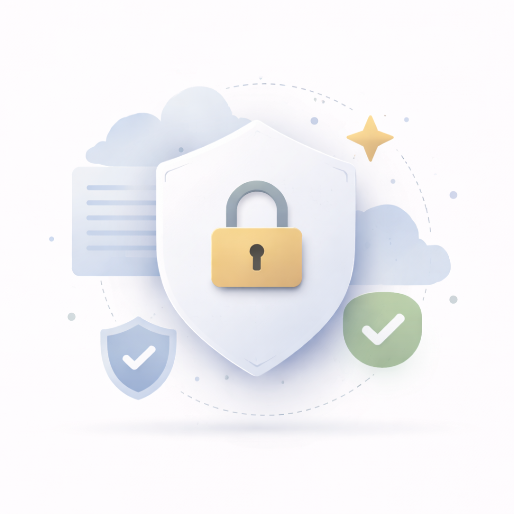 Visual de seguridad y privacidad de los datos